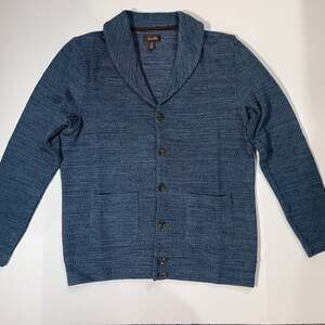 Tasso Elba Men's Knit Shawl Collar Cardigan Sweater Medium